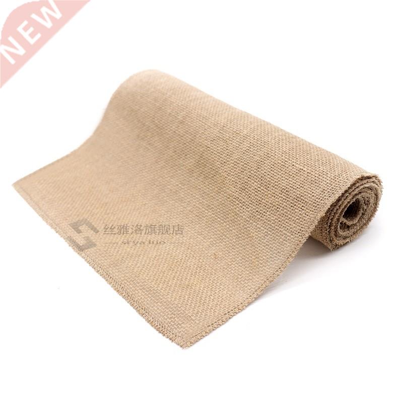 Vintage Burlap Hessian Table Runner Natural Jute Country Wed