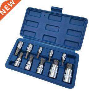 2021 New 10 Pcs XZN 12 Point Triple Square Spline Bit