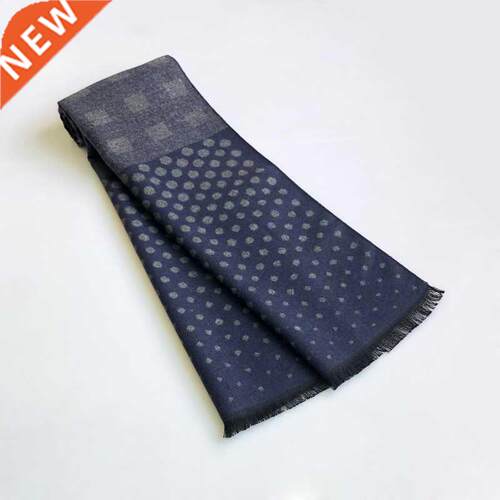 2022 Casual Cool Mens Scarves Winter Warm Viscose Cashmere S