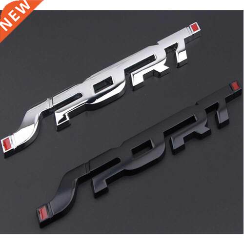 1x Fashion Sport Emlem adge Car Trunk Fender Sticker Auto