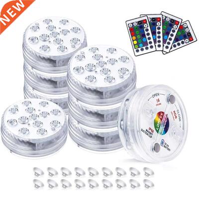 2020 Upgrade 13 LED RGB Submersible Light With Magnet and Su