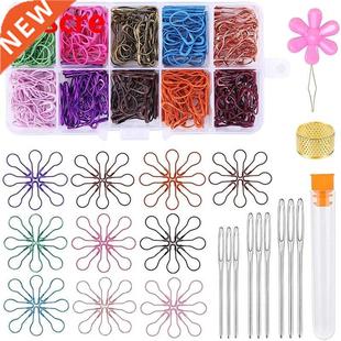 Sewing Tool Sets With Large-Eye Needles Safety Bulb Pins Wit