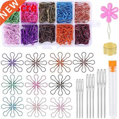 Sewing Tool Sets With Large-Eye Needles Safety Bulb Pins Wit