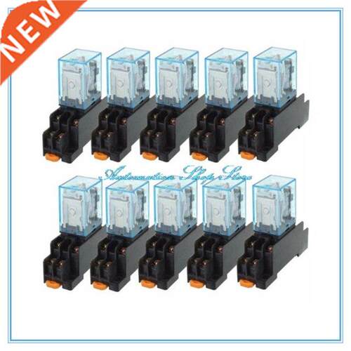Brand New 10pcs DC12V 24V 110V 220V 10A 8PIN Coil Power Rela