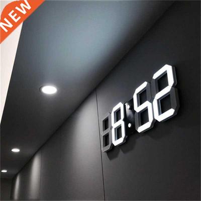 LED Digital Wall Clock with 3 levels Brightness Alarm Clock