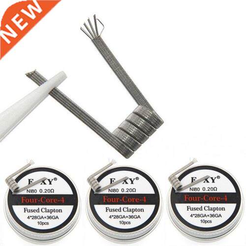 10PCS NI80 High Density Prebuilt Coils Premade CoilAtomizer