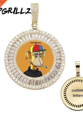 TOPGRLLZ New ced Baguette m Photo NFT Nelace For D