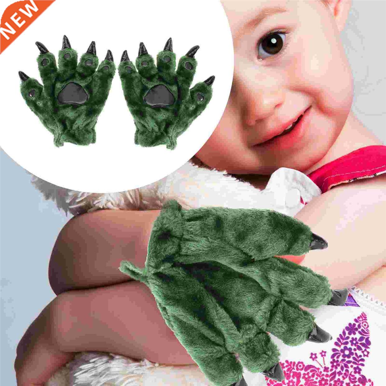 1 Pair of Claw Creative Plush Cartoon Warm Winter