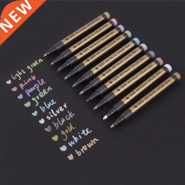 1pc Colored Highlighters Waterproof Permanent Metallic