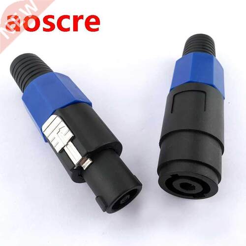 Speaker Connector Locking Plug and Socket 4 Pin Male Docking