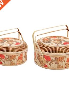 Bamboo Woven Dragon Boat Festval Zongz Moon Cake Retro Bam