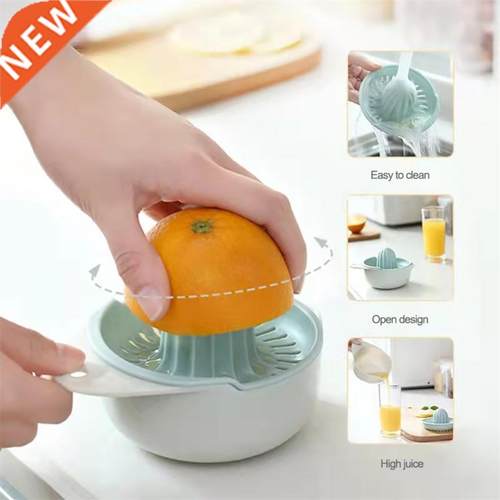 Portable Manual Citrus Juicer Kitchen Tools Plastic Orange