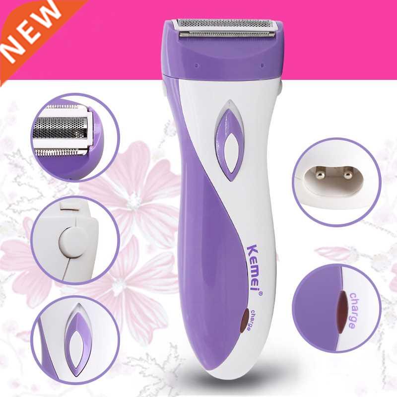 Kemei Hair Remover Lady Shaver Underarm Hair Trimmer - 实物图