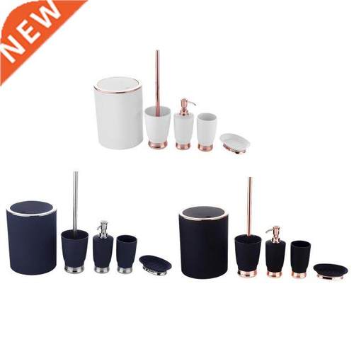 5 Pieces Bathroom Accessories Kit Soap Dispenser for Housewa