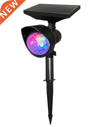 High Quality Solar Power Lamp LED Projector Light Rotating