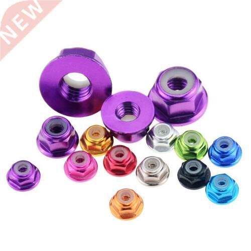 5PCS Multi-color M2 M3 M4 M5 M6 Aluminum Alloy Flange Nut Ny