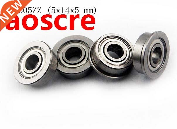 (10 PCS) F605ZZ (5x14x5 mm) Metal Shelded FLANGED PRECSON