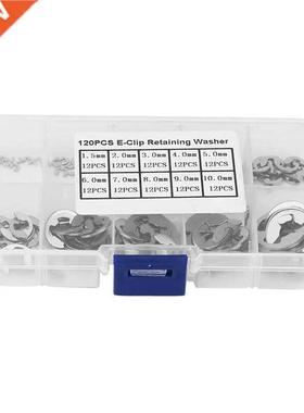 120 Pieces of Circlip Combination Elastic Safety Ring Made o