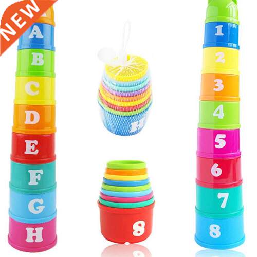 8PCS Educational Baby Toys 6Month+ Figures Letters Foldind S