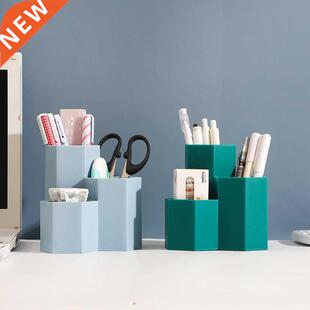 Large Capacity Desk Pen Holder Pencil Makeup Storage Box Des