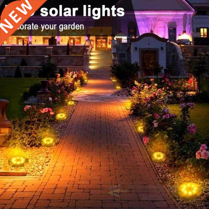 Floor-Light Underground-Lights Garden-Path IP65 Solar 20LEDS