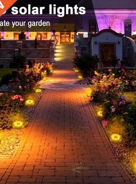 Floor-Light Underground-Lights Garden-Path IP65 Solar 20LEDS