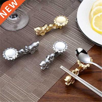 Dragon Chopsticks Holder Rest Stand Metal Craft Stainless