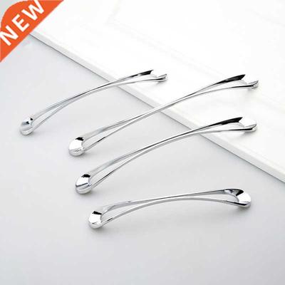 Hardware Design Chrome Cabinet Drawer Knob Modern Simple Eu