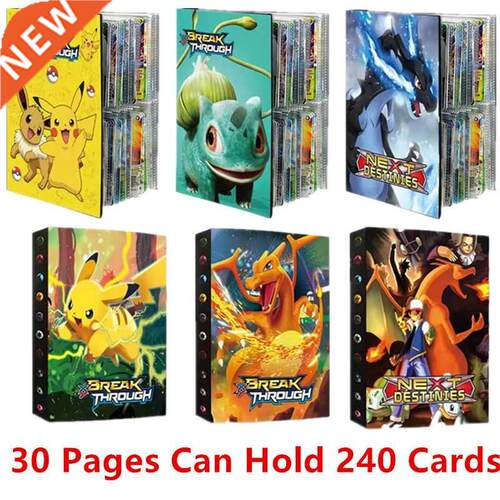 2022 Album Pokemon Cards Album Book Cartoon Anime New 240PC