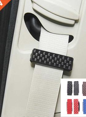 2pcs Universal ABS Car Safety Seat Belt Clips Buckles Should