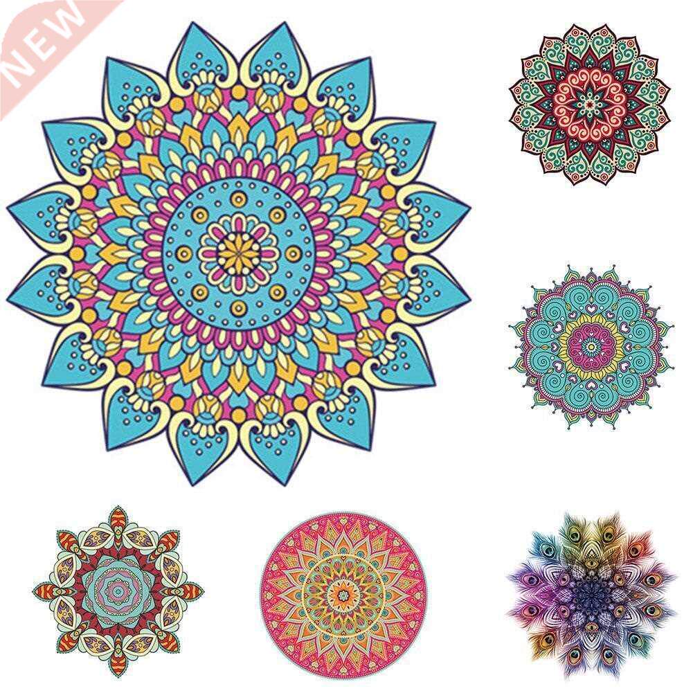 Iron On Patches Mandala Flowers Stripes Thermal Stickers On