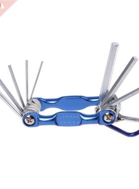 8pcs Portable Foldable Key Hex Wrench Set Metric System Inne
