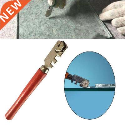 Six-wheel Glass Cutter Round Handle High-sngth Roller Mahoga