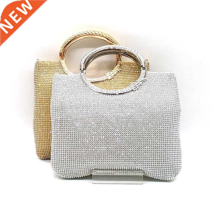 Crystal diamond elegant clutch women bridal wedding wallet p