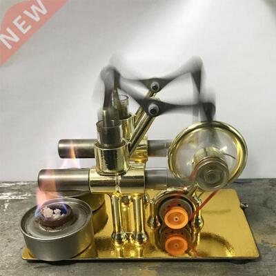 Stirling Double Engine Motor Model Experiment Engine Model E