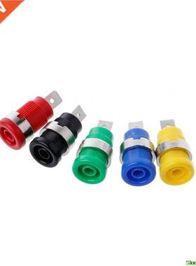 5 Pcs 4mm Banana Plugs Female Jack Socket Plug Wire Connecto