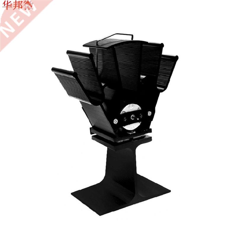 Fireplace Stove Top Fan 3 Blades Efficient Heat Distribution