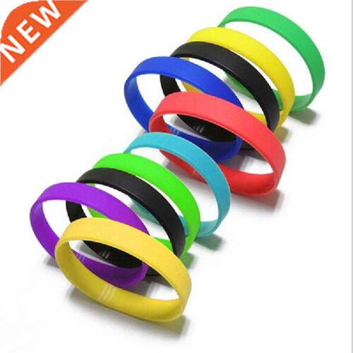 Silicone Rubber Elasticity Wristband Sports Casual Flexible