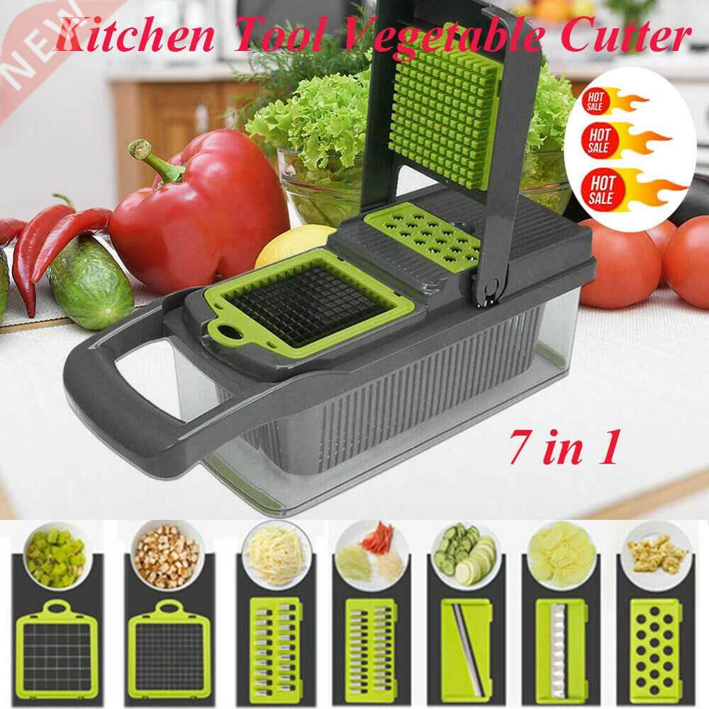 7 In1 Food Vegetable Fruit Peeler Cutter Slicer Dicer
