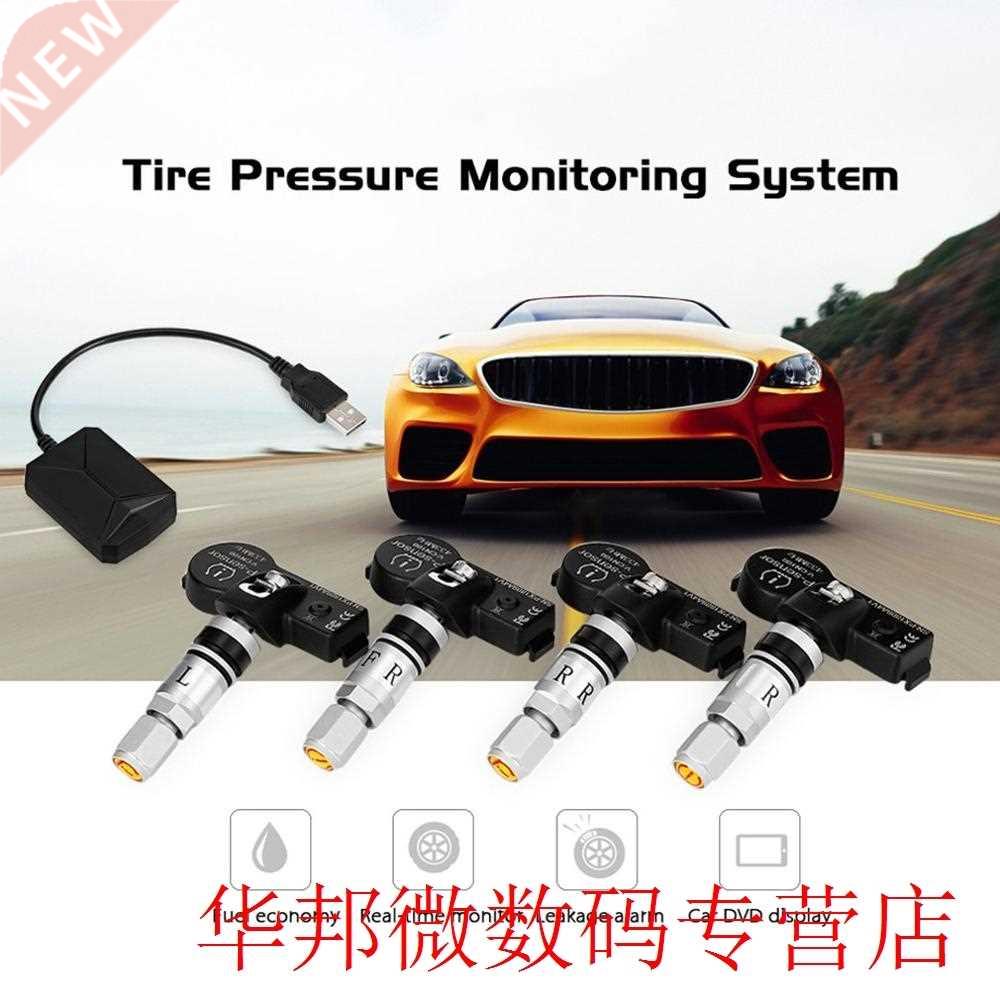 Car Usb Tire Pressure Monitor Sensor Tire Pressure Wireless