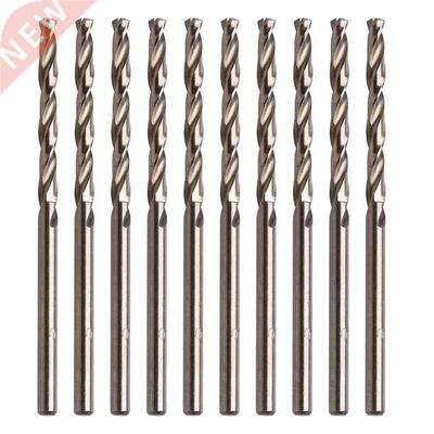 10Pcs mm M5 Round Shank HSS-Co Cobalt Twist Drill Spiral D