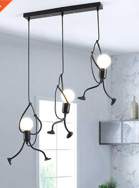 E27 Nordic Little Man Pendant Lights Climbing Man Pendant La