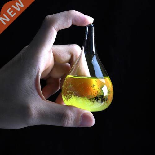 *0ml Barometer Transparent Droplet Storm Glass Water Drop M