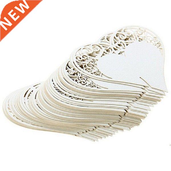 Wedding Table Decoration Place Cards Laser Cut Bird Heart