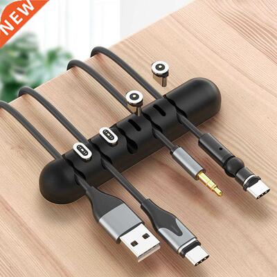 Soft Slcone Magnetc Cable Organzer USB Data Lne Storag