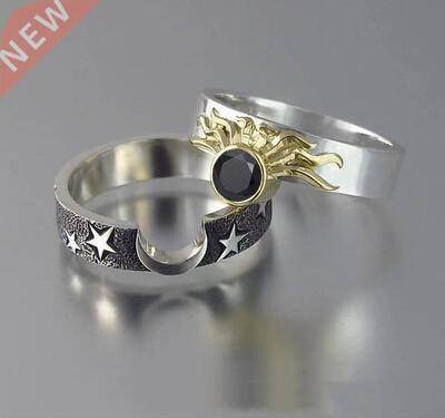 Unique love nd heart type double layer men and women's unive