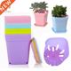 Plastic Square Flower Planter 10pcs Pots flowerpot