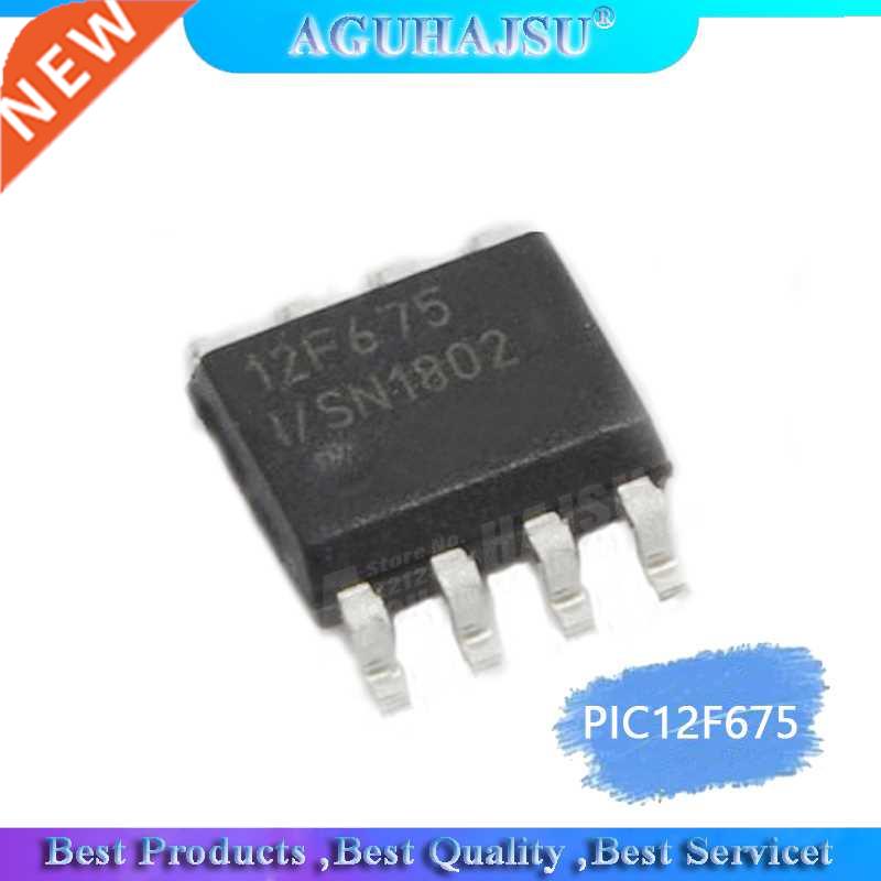 2PCS PIC12F675-I/SN=12F629 SOP-8 PIC12F675 SOP 12F675-I/SN