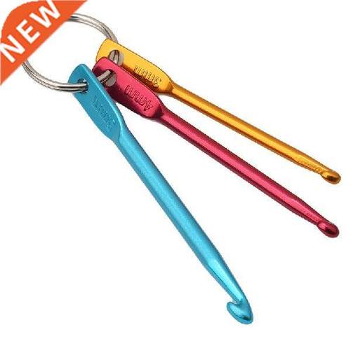 3pcs/set Mixed Color Aluminum Knitting Needle Crochet Hook