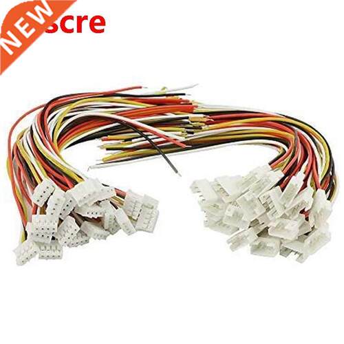 40PCS(20 Pairs) 2.0mm 4 PIN Female Male Connection Plug with